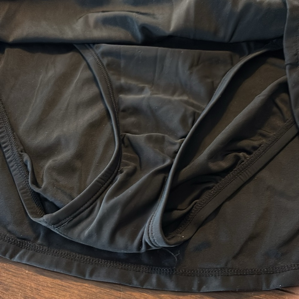 Aqua green swimwear, black swim, bottom, size medium - Picture 4 of 8